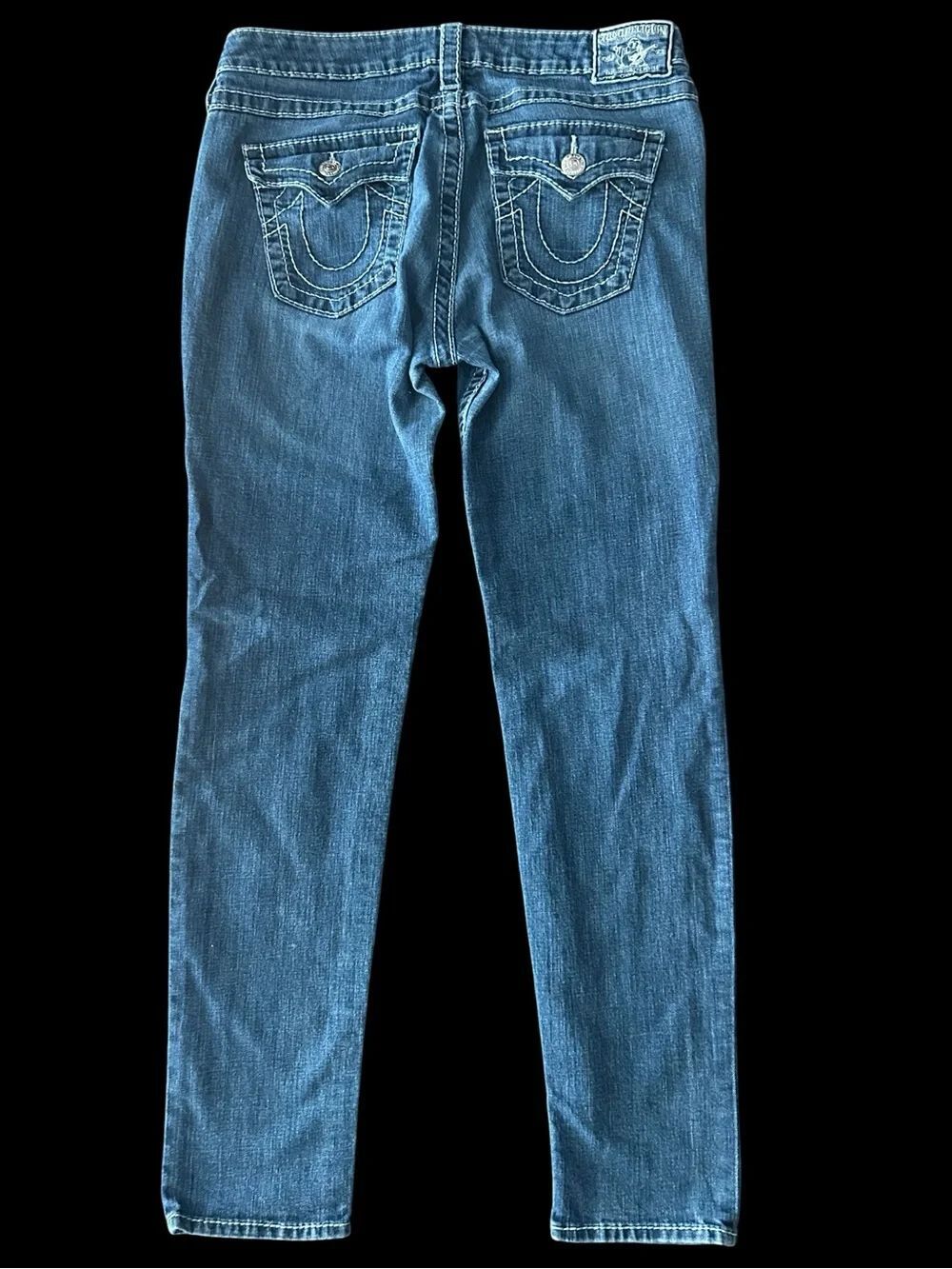 True Religion Women's Skinny Jeans in Medium Blue Wash size 32